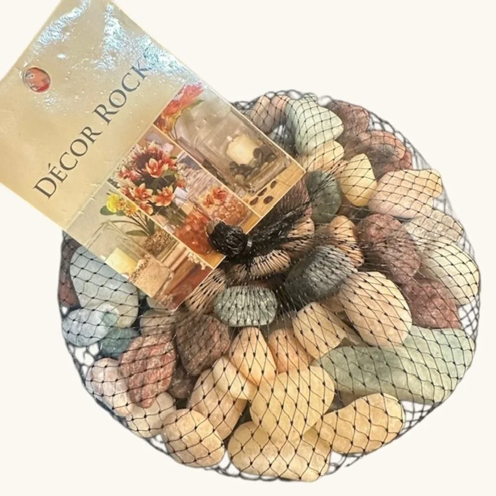 Decor Rocks Country‎ Mix 2lb Natural Pebbles Floral Arrangement Craft Fountain